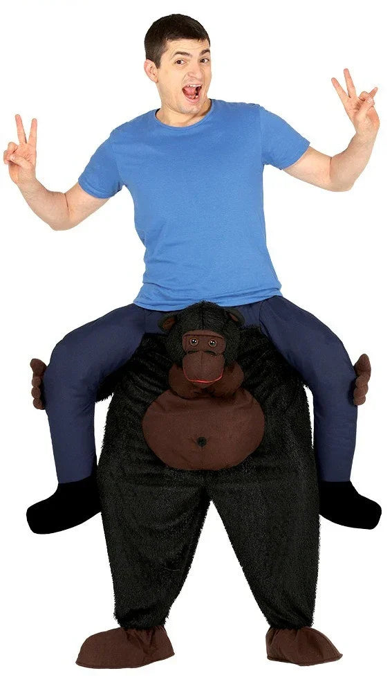 Disfraz a Hombros de Gorila Mono y Gorila Guirca